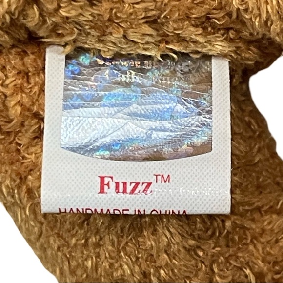 FUZZ TY Brown Teddy Bear Plush Toy! - Picture 4 of 5